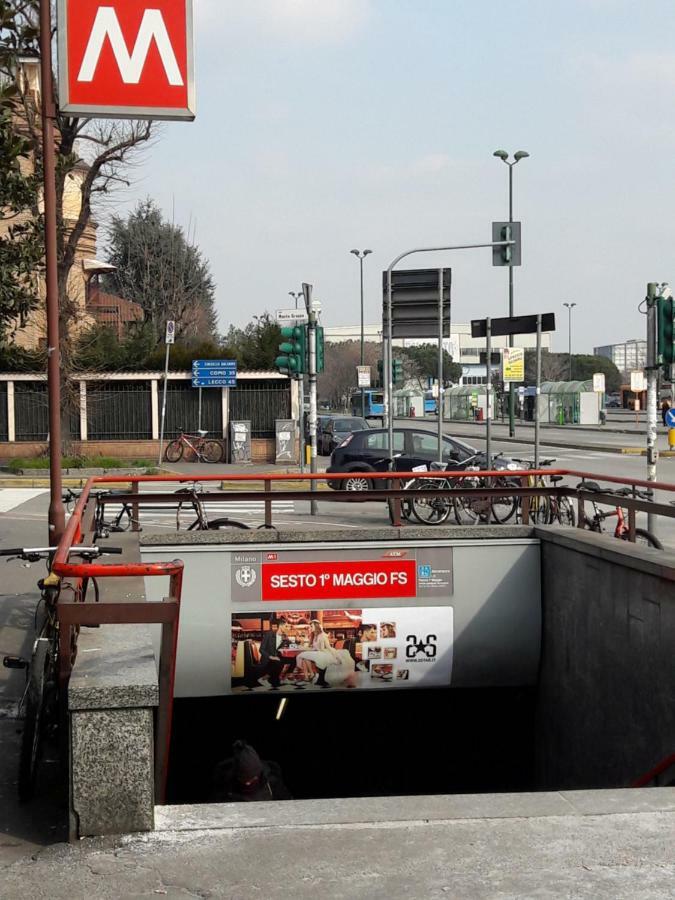 Grazioso Bilocale A 100 Mt Dalla Metropolitana Sesto San Giovanni Ngoại thất bức ảnh